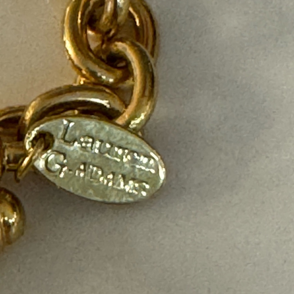 π LAUREN G ADAMS GOLD DOUBLE HEART NECKLACE! - Picture 9 of 11